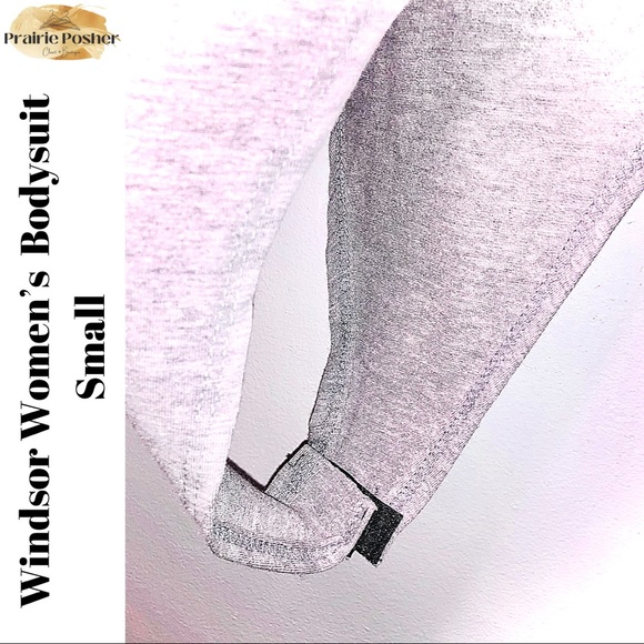 Windsor Bodysuit, Womens Small, Grey, NWOT, PrairieposherCA - Picture 4 of 4